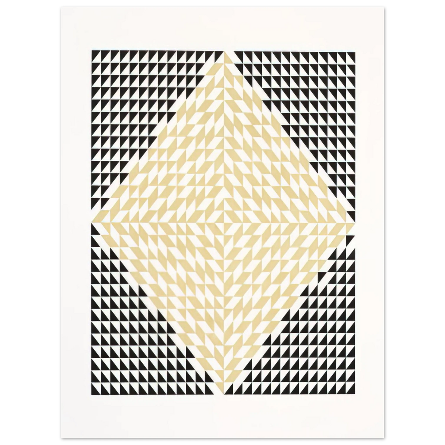 Anni Albers - SECOND MOVEMENT V 1968 75x100 cm / 30x40inches Fine Art Poster