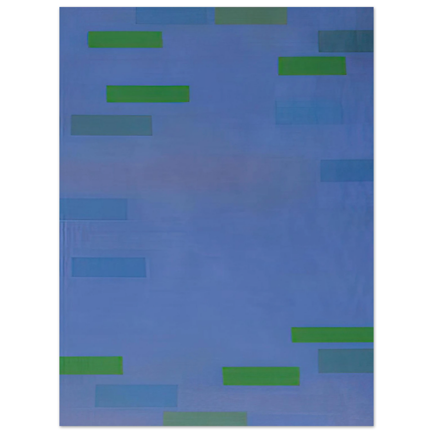 Ad Reinhardt - Abstract Painting, Blue - 1952 75x100 cm / 30x40inches Fine Art Poster
