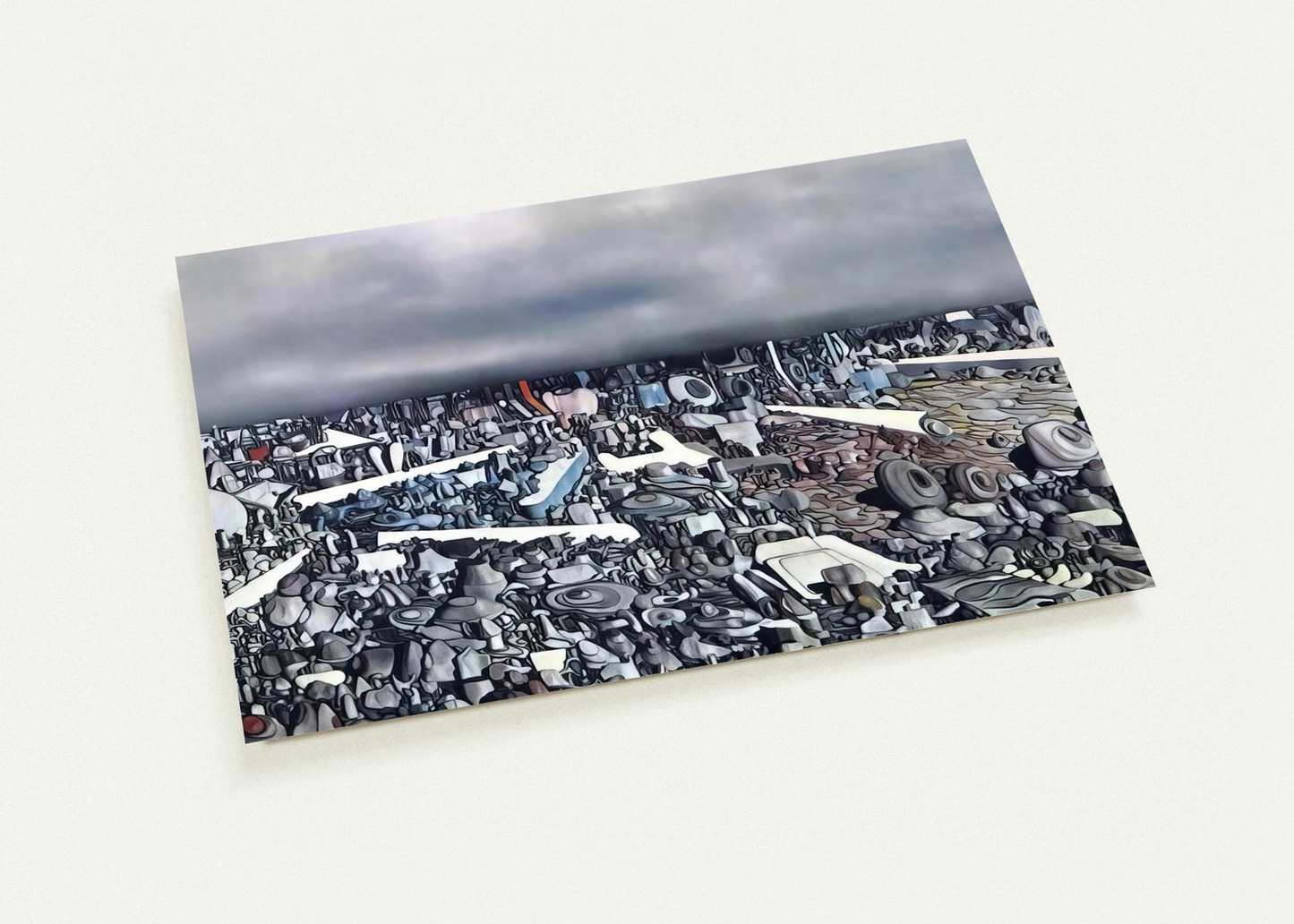 Multiplication of the Arcs By Yves Tanguy Pack of 10 Post Cards | Yves Tanguy Post Cards | A6 (10.5 x 14.8 cm) - 4.1 x 5.8 inches