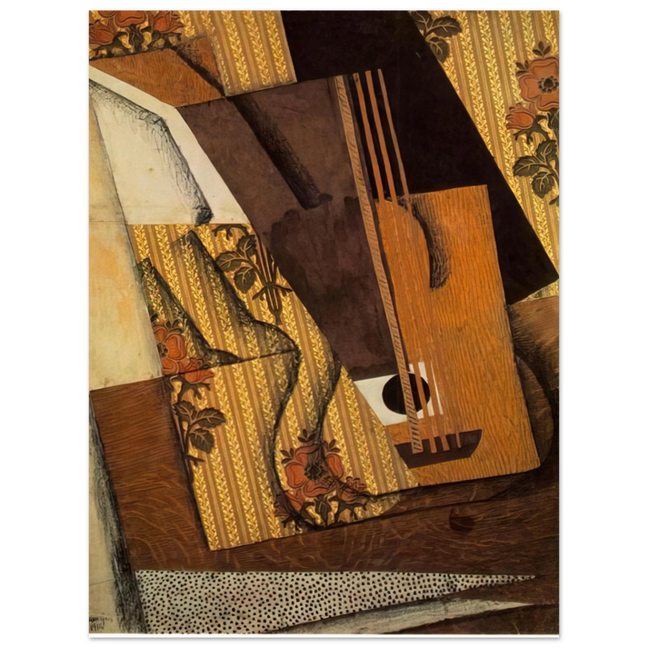 Juan Gris - THE GUITAR 1914 75x100 cm / 30x40inches Fine Art Poster