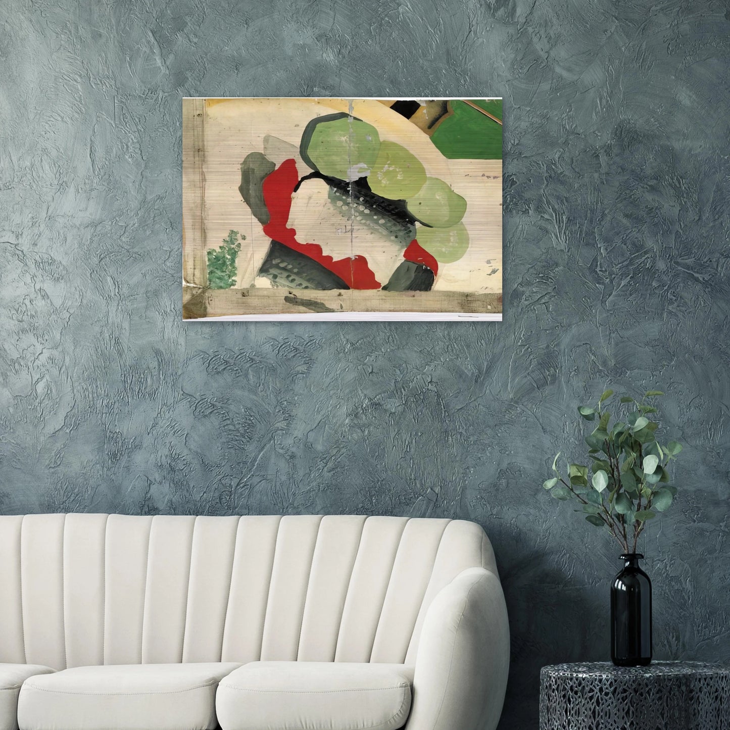FISCHBR OTCHEN - Sigmar Polke Brushed Aluminum Print - 70x100 cm / 28x40 inches | Sigmar Polke Aluminum Print | Sigmar Polke Prints