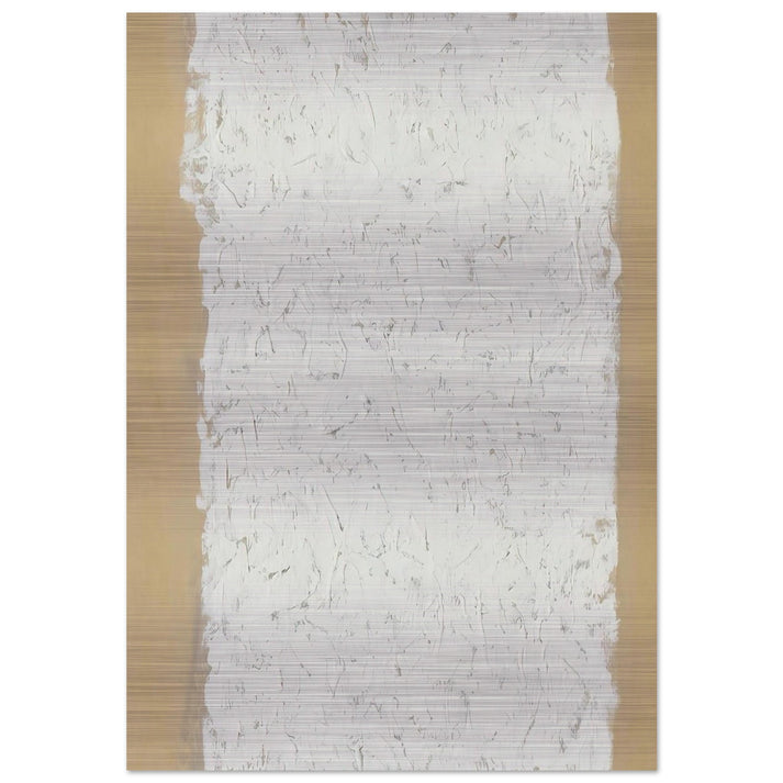 Enter - Robert Ryman Brushed Aluminum Print - 70x100 cm / 28x40 inches | Robert Ryman Aluminum Print | Robert Ryman Prints
