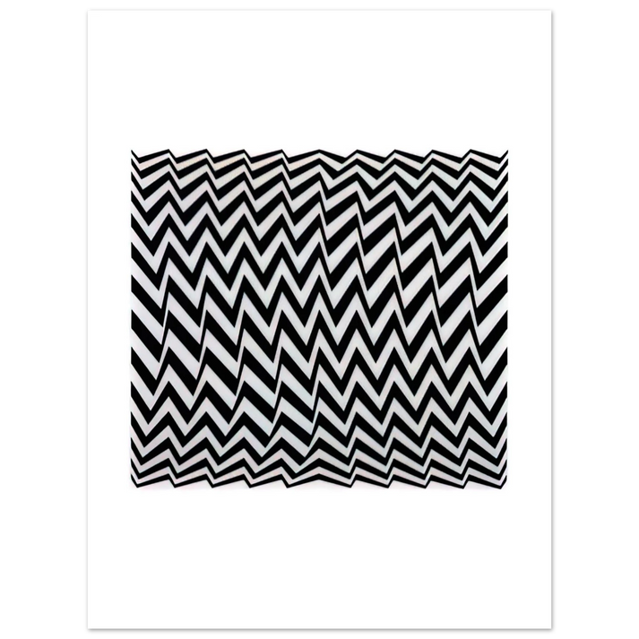 Bridget Riley - FRAGMENT 3 1965 75x100 cm / 30x40inches Fine Art Poster