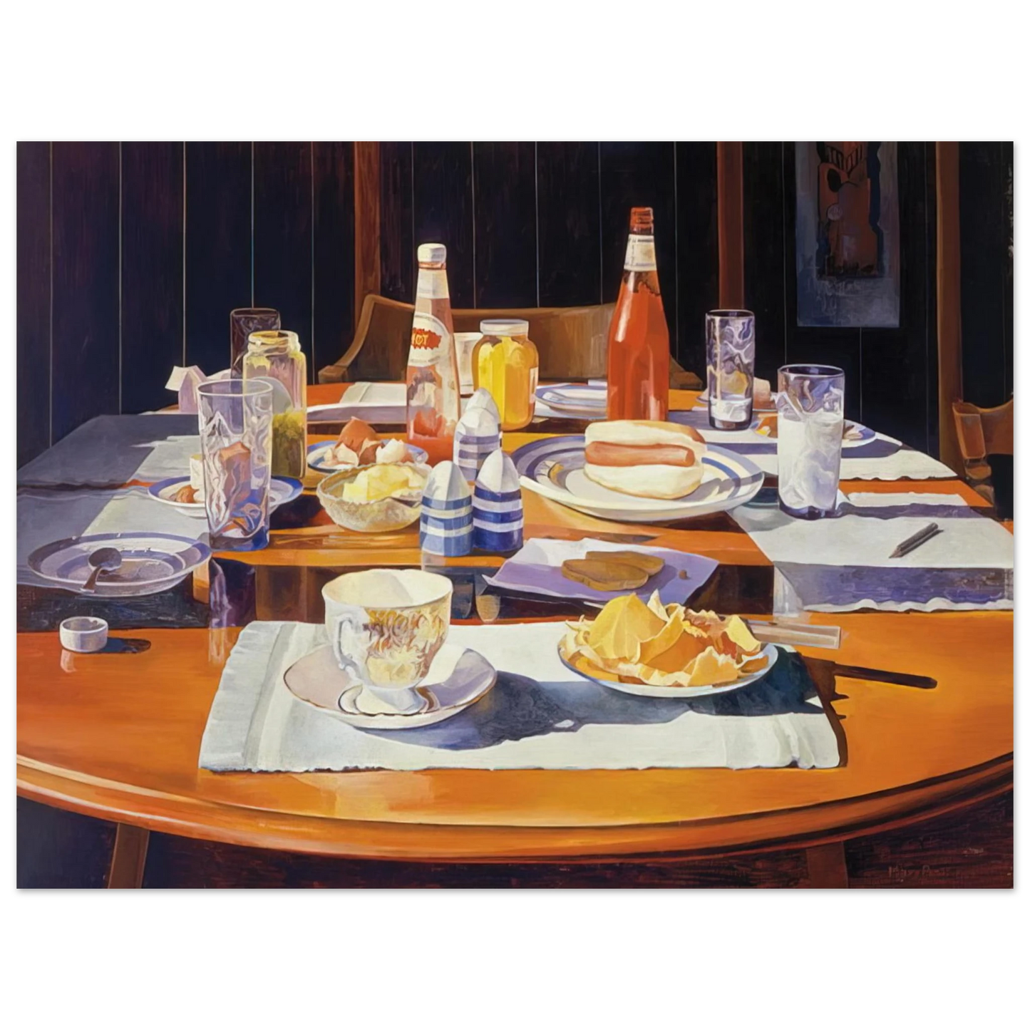 Mary Pratt - Supper Table - 1969 75x100 cm / 30x40inches Fine Art Poster