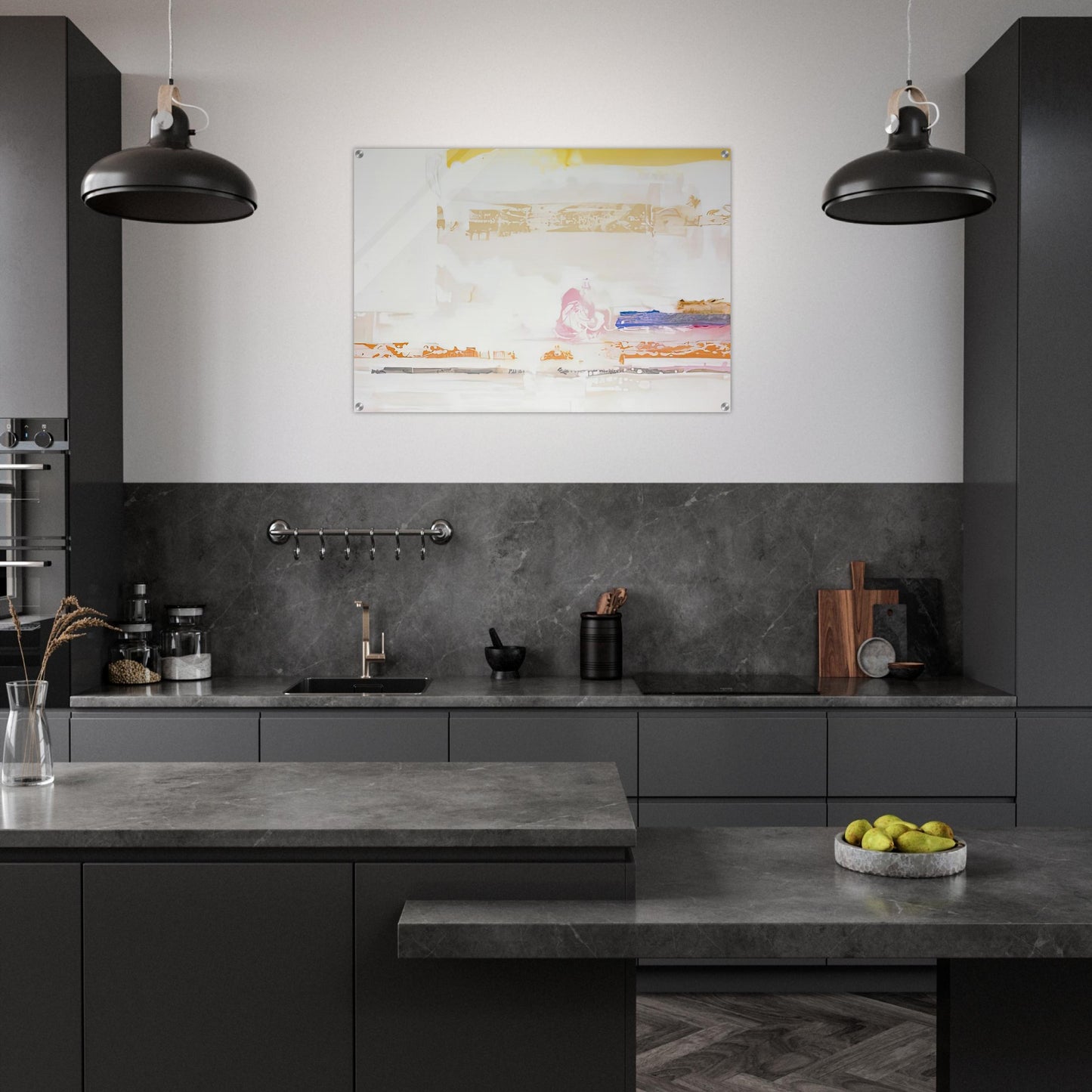 Snow Basin, 1990- - Helen Frankenthaler Acrylic Print - 70x100 cm / 28x40″ inches