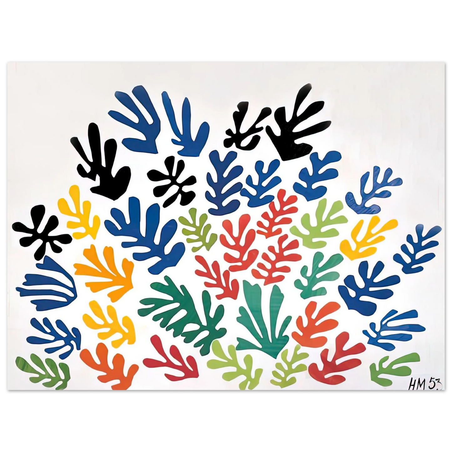 Henri Matisse - LA GERBE 1953 75x100 cm / 30x40inches Fine Art Poster
