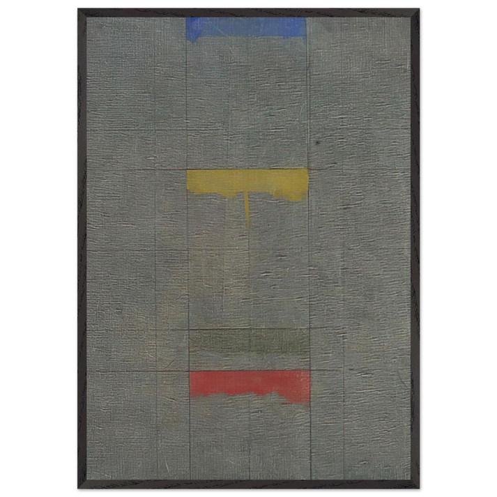Untitled - Minimalism N1 - Brice Marden 70x100 cm / 28x40 inches Framed Art Print – Black Wooden Frame