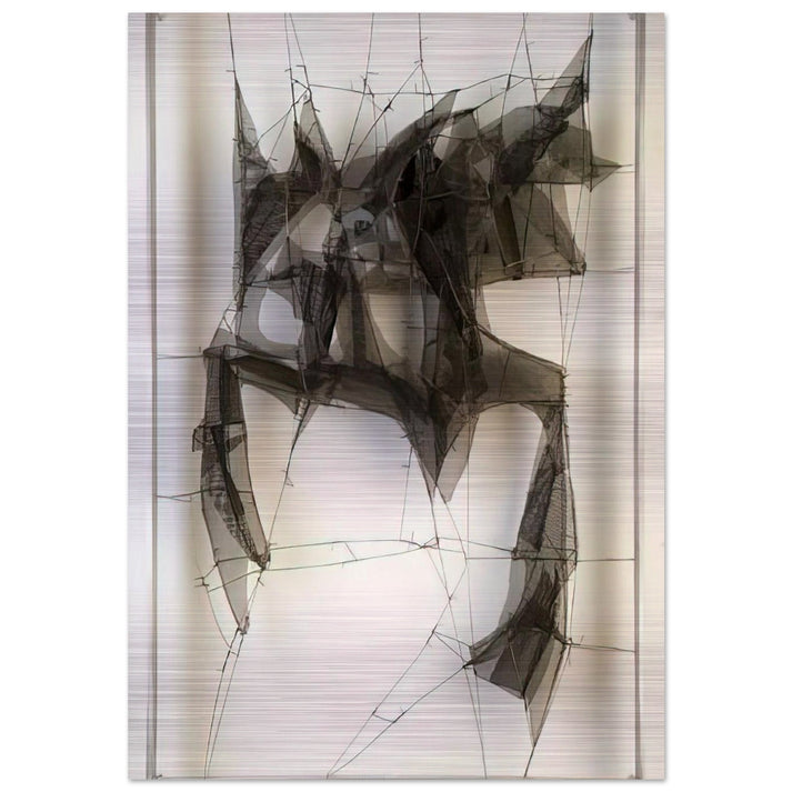 Metamorfosis Nocturno - 1960 - Manuel Rivera Brushed Aluminum Print - 70x100 cm / 28x40 inches | Manuel Rivera Aluminum Print | Manuel Rivera Prints