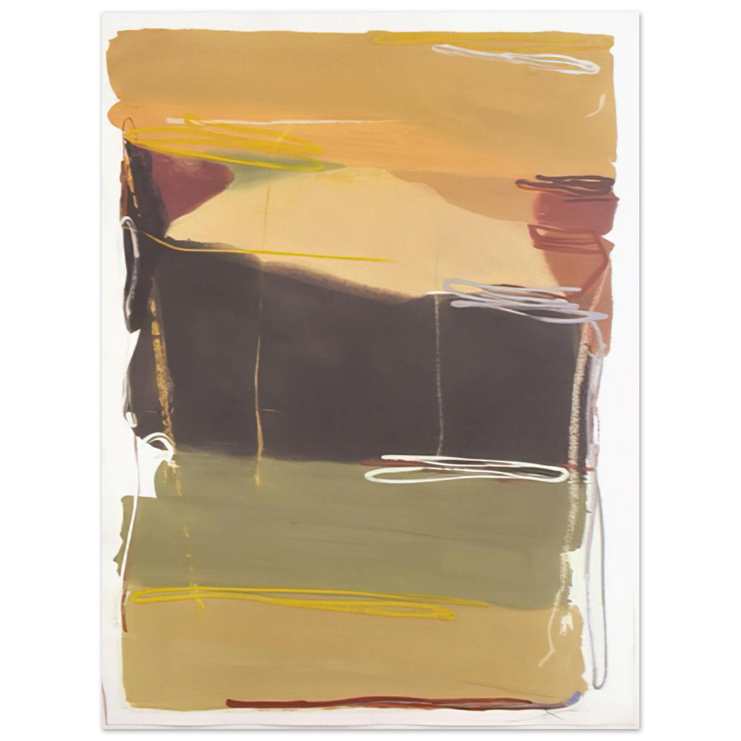 Larry Zox - Untitled - 1993 75x100 cm / 30x40inches Fine Art Poster