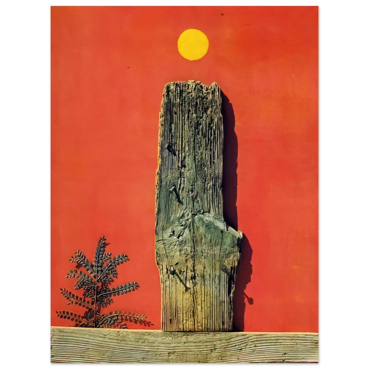 Max Ernst - Red Forest 75x100 cm / 30x40inches Fine Art Poster