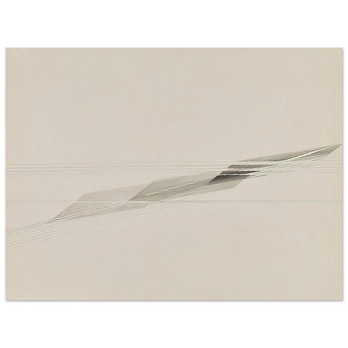Nasreen Mohamedi - Untitled - Minimalism 75x100 cm / 30x40inches Fine Art Poster