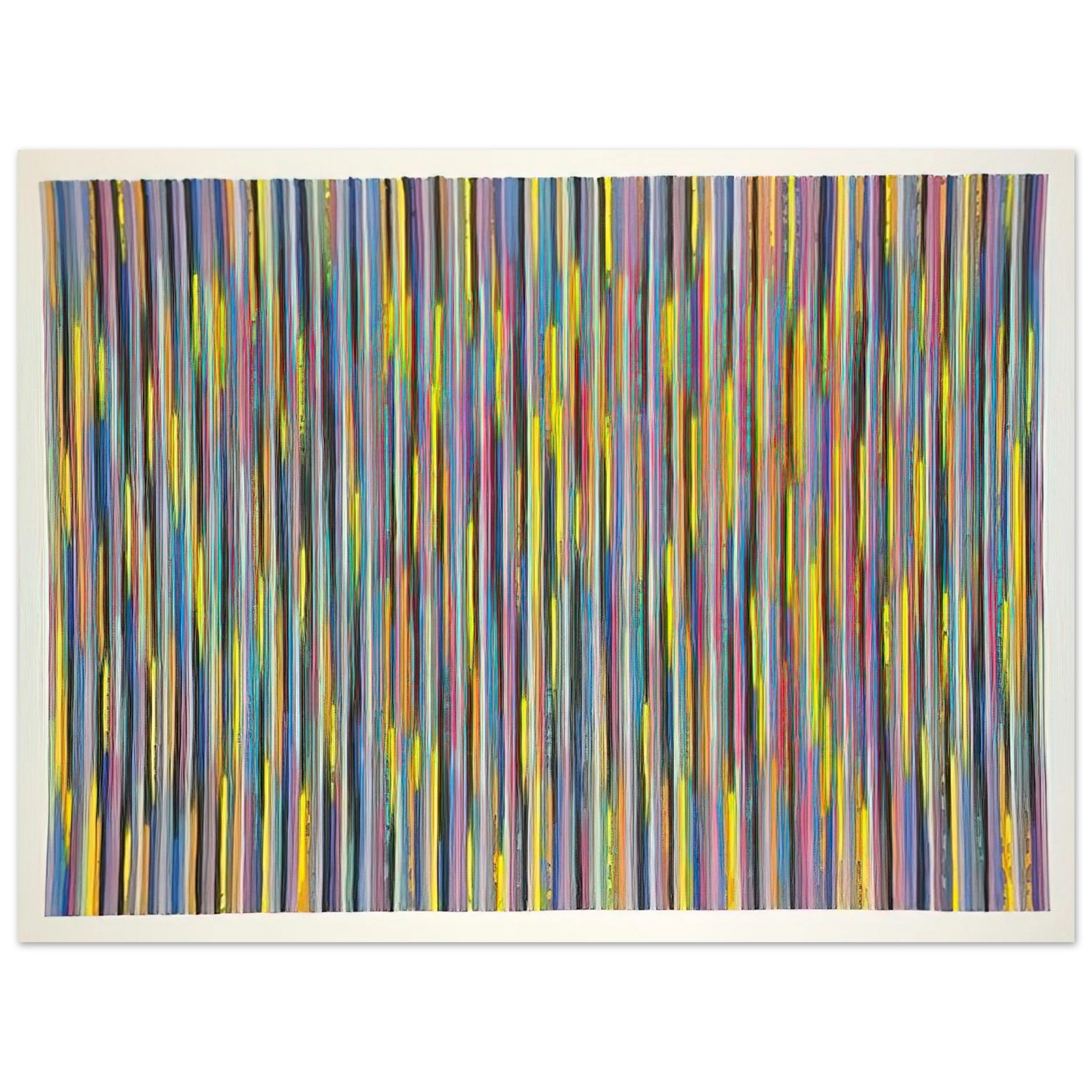 Gene Davis - Joy Ride - 1981 75x100 cm / 30x40inches Fine Art Poster