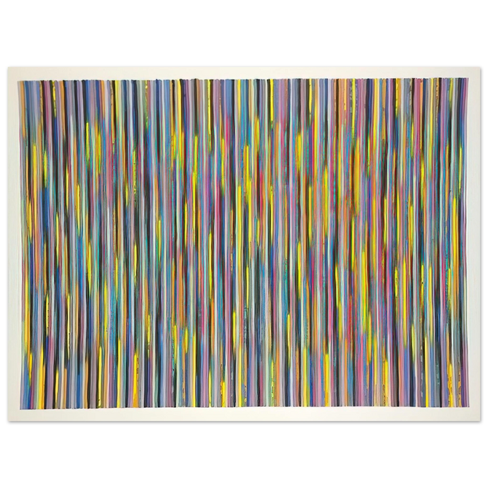 Gene Davis - Joy Ride - 1981 75x100 cm / 30x40inches Fine Art Poster