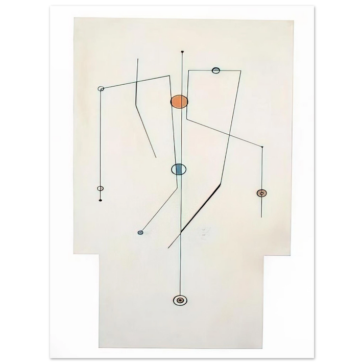 Carmelo Arden Quin - Ilke - 1951 75x100 cm / 30x40inches Fine Art Poster