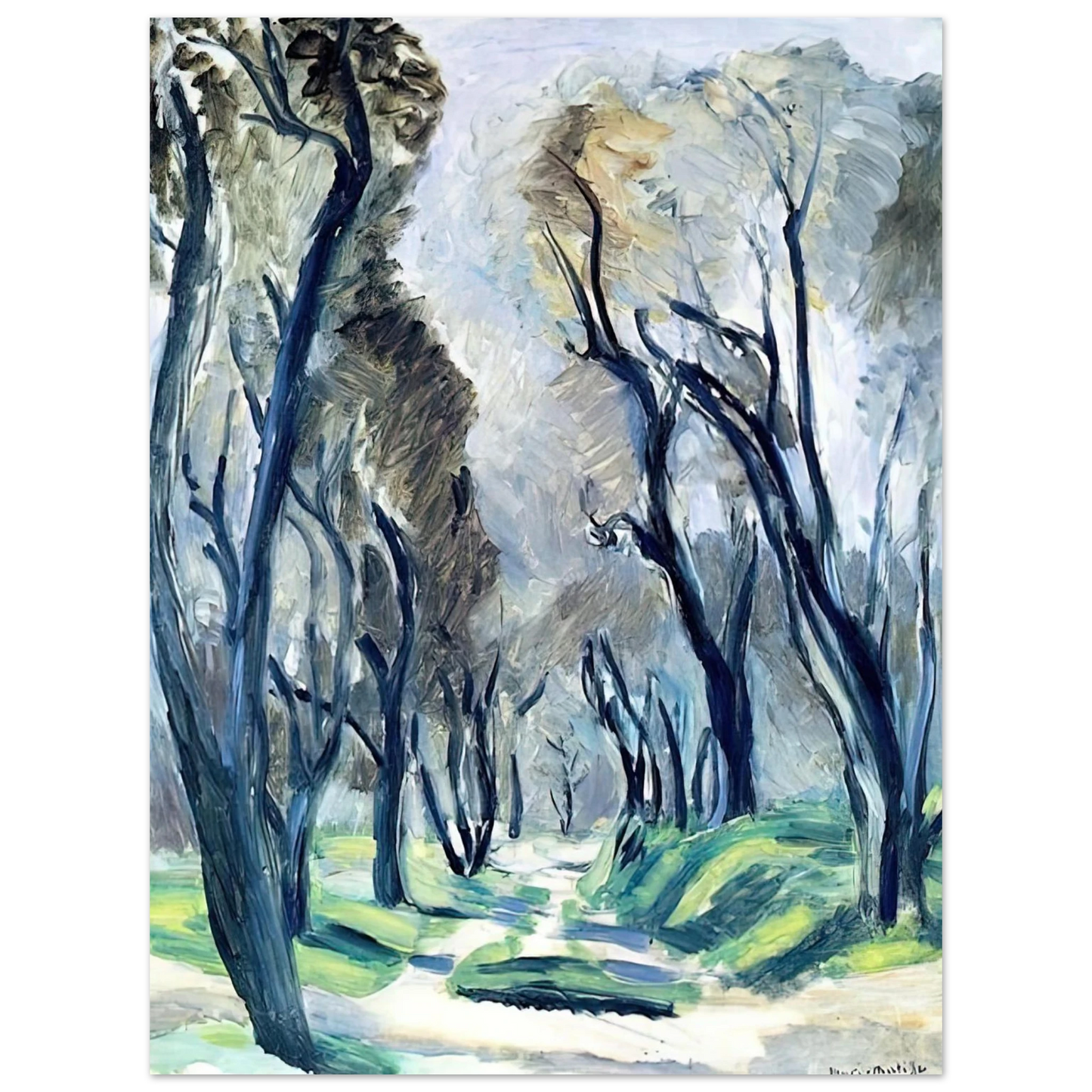 Henri Matisse - THE PATH OF OLIVE TREES 1920 75x100 cm / 30x40inches Fine Art Poster