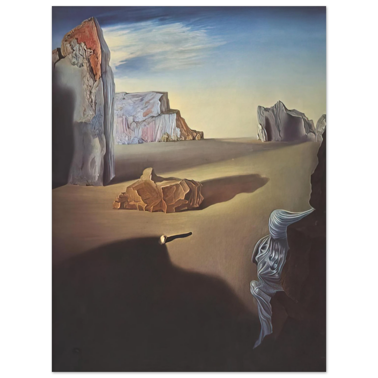 Salvador Dali - SHADES OF NIGHT DESCENDING 75x100 cm / 30x40inches Fine Art Poster
