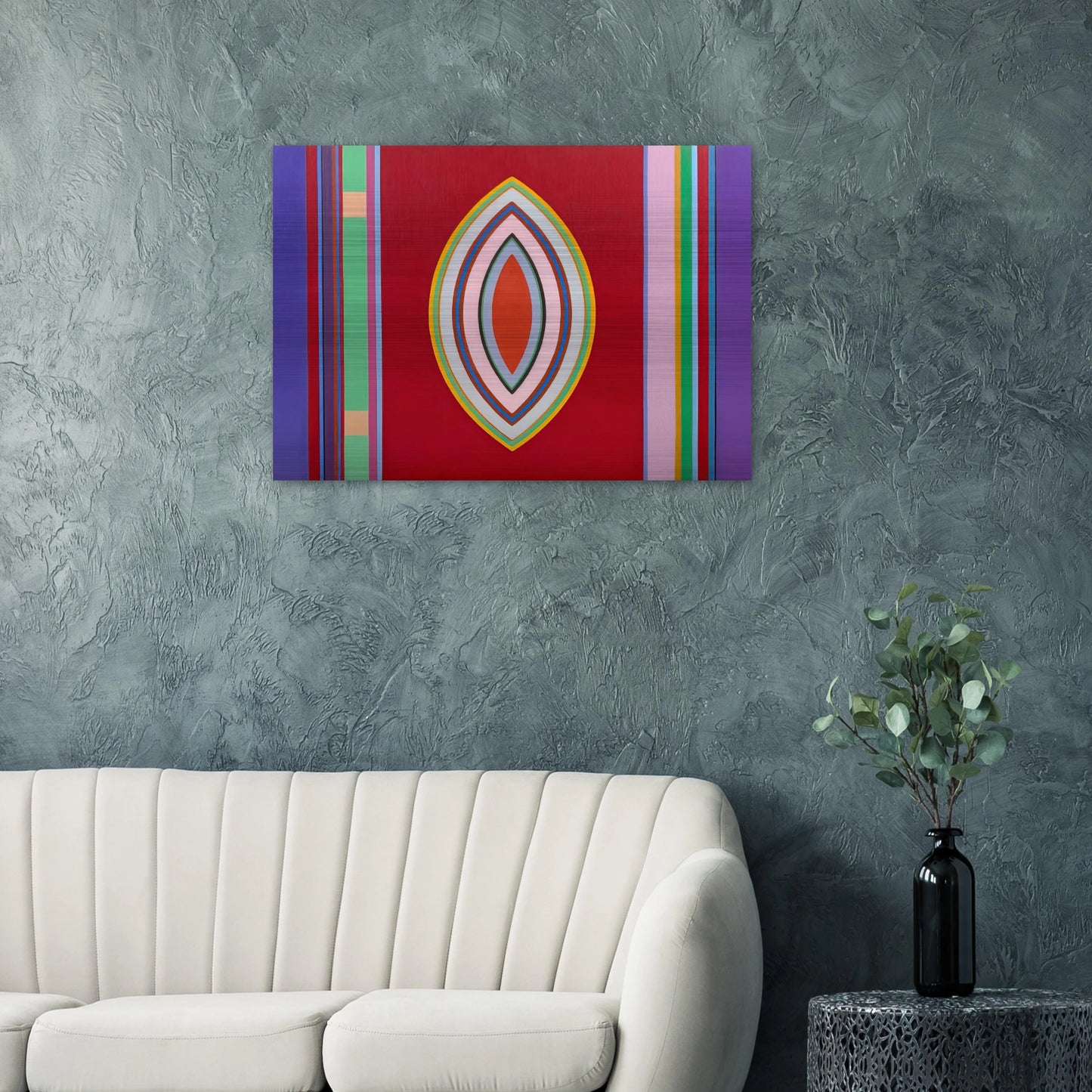 Sidon No. 3 - 1965 - John Ferren Brushed Aluminum Print - 70x100 cm / 28x40 inches | John Ferren Aluminum Print | John Ferren Prints