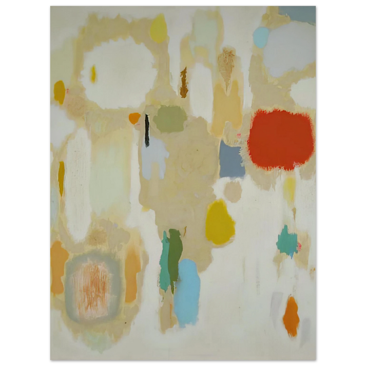John Ferren - Contemplations on Geraniums - 1952 75x100 cm / 30x40inches Fine Art Poster