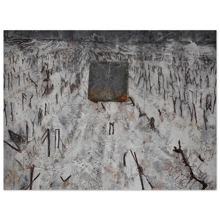Anselm Kiefer - BLACK FLAKES 2006 75x100 cm / 30x40inches Fine Art Poster