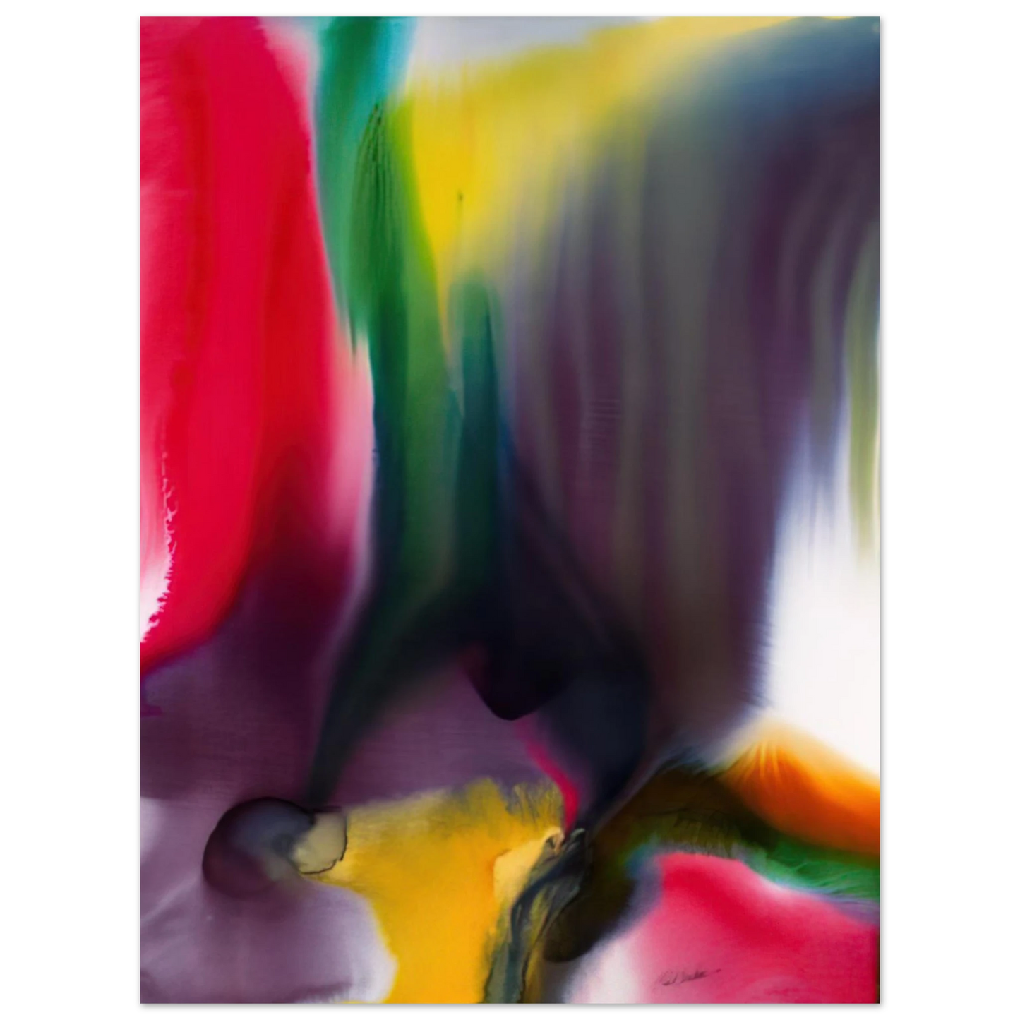 Paul Jenkins - Phenomena Agate Bridge - 1978 75x100 cm / 30x40inches Fine Art Poster