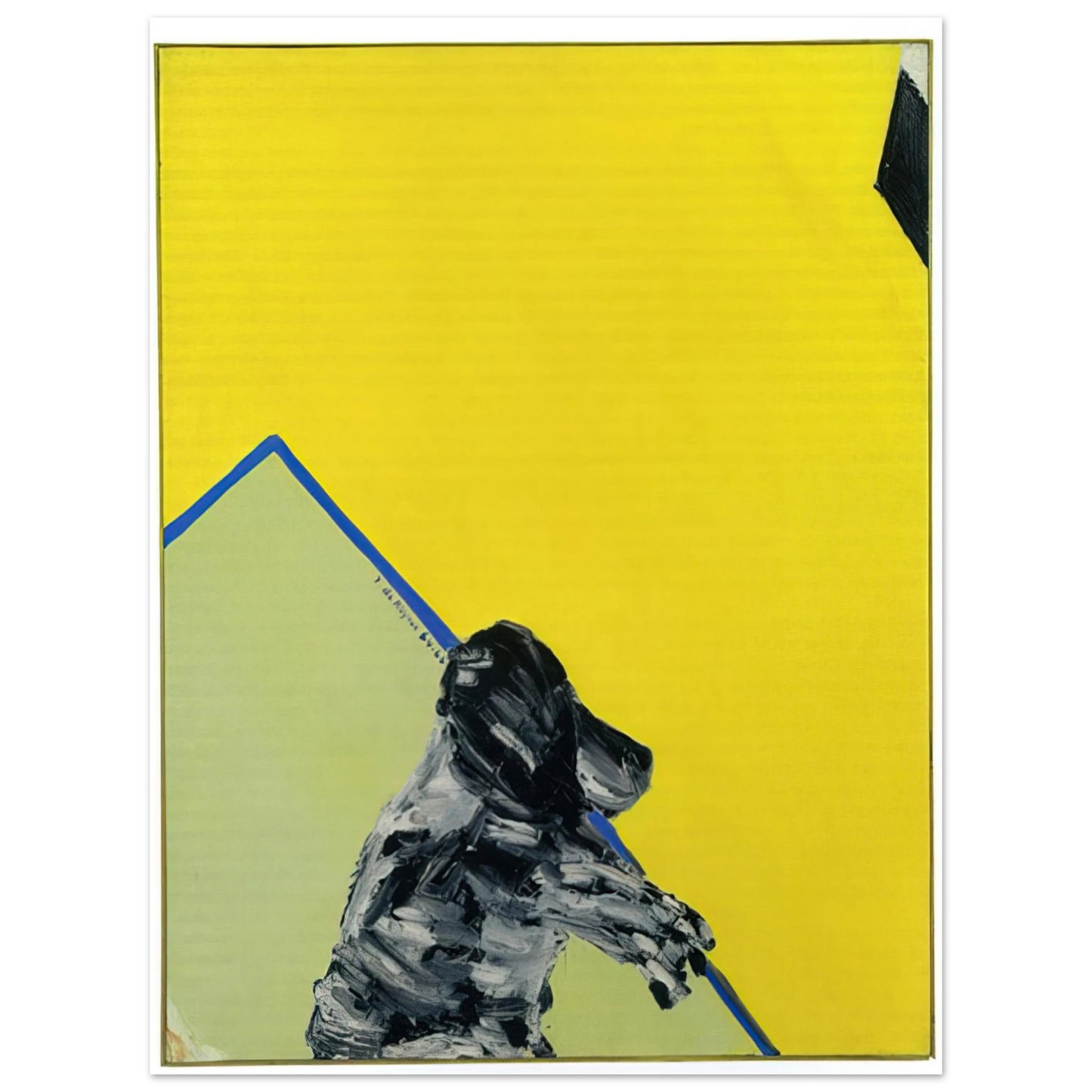 Raoul De Keyser - Baron in Al Held-Veld - 1966 75x100 cm / 30x40inches Fine Art Poster