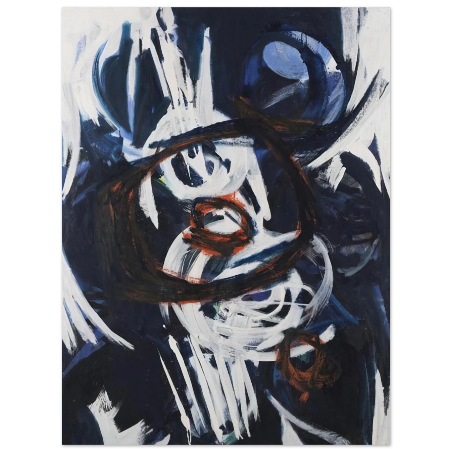 Ernst Wilhelm Nay - Crescendo - 1963 75x100 cm / 30x40inches Fine Art Poster