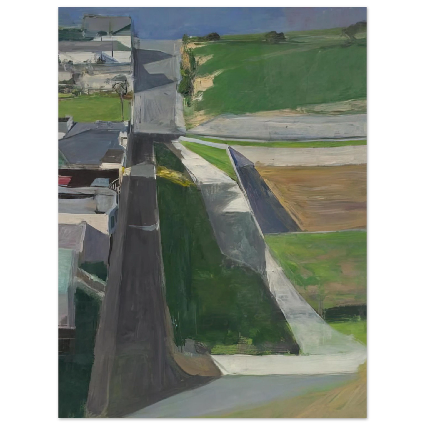 Richard Diebenkorn - Cityscape I 75x100 cm / 30x40inches Fine Art Poster