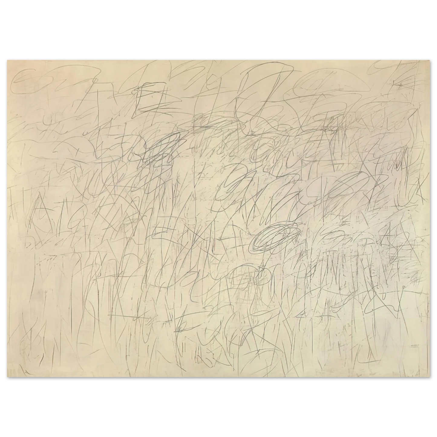 Cy Twombly - Academy 75x100 cm / 30x40inches Fine Art Poster