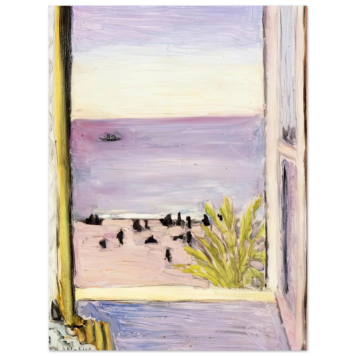 Henri Matisse - THE OPEN WINDOW 1921 75x100 cm / 30x40inches Fine Art Poster