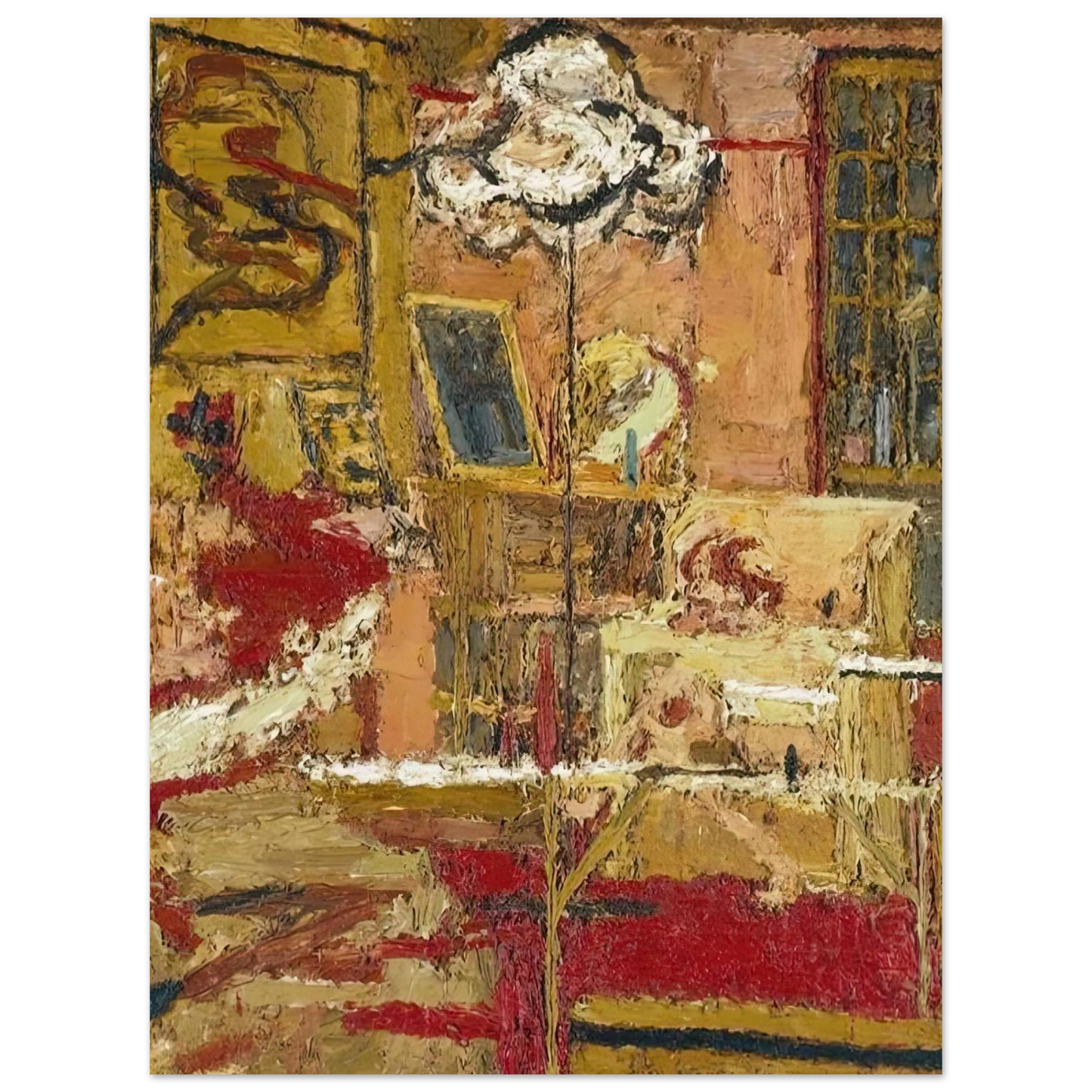 Frank Auerbach - THE SITTING ROOM 75x100 cm / 30x40inches Fine Art Poster