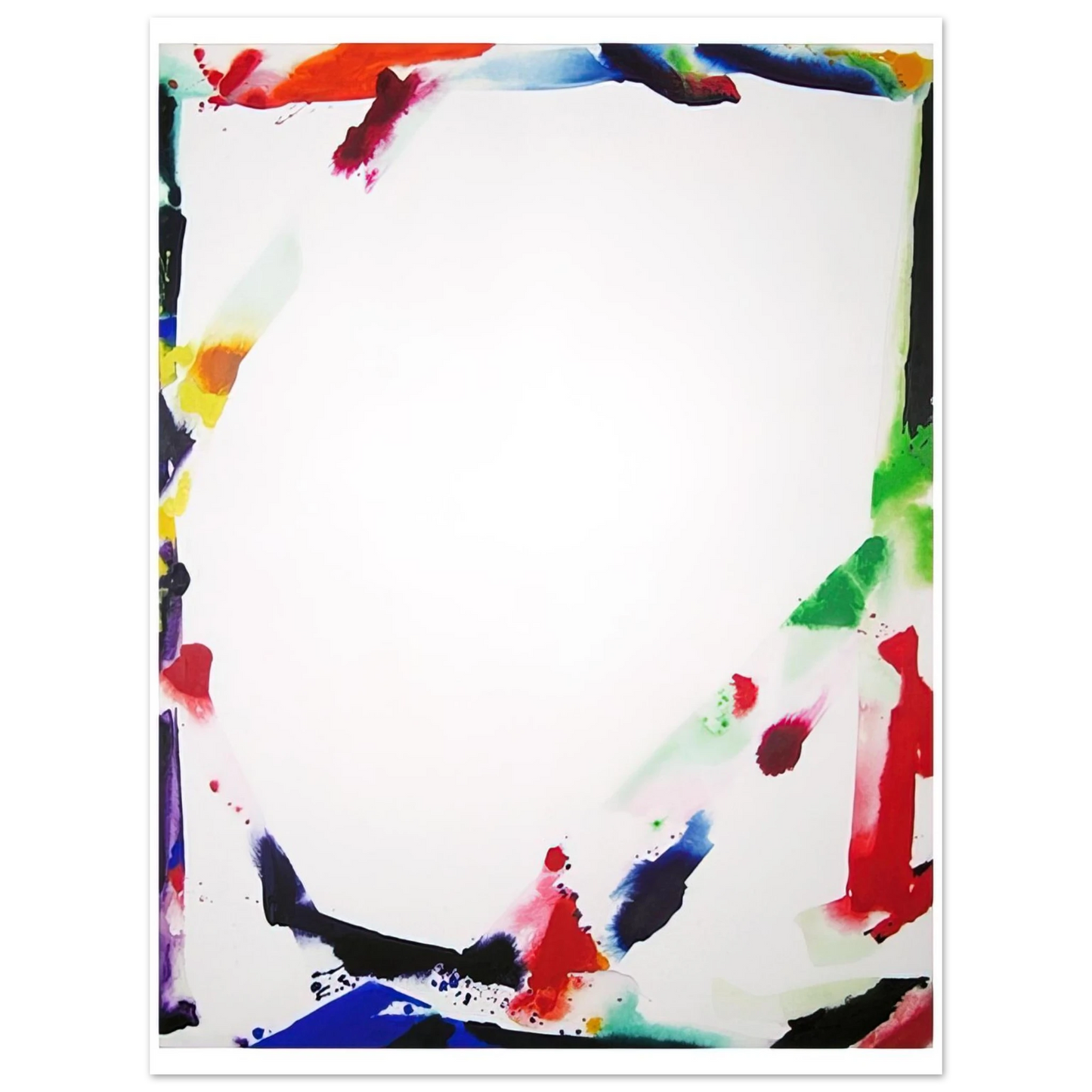 Sam Francis - Her Blue Surround SFP71-18 75x100 cm / 30x40inches Fine Art Poster