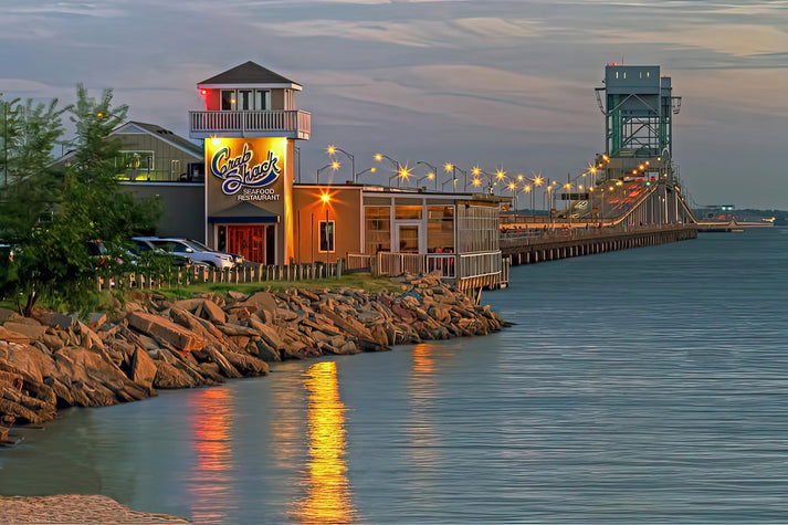 Crab Shack on the James Fine Art Print | RedKalion