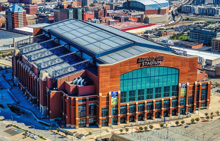 Indianapolis Colts Stadium Art Print | Lucas Oil Stadium Fine Art Print | RedKalion