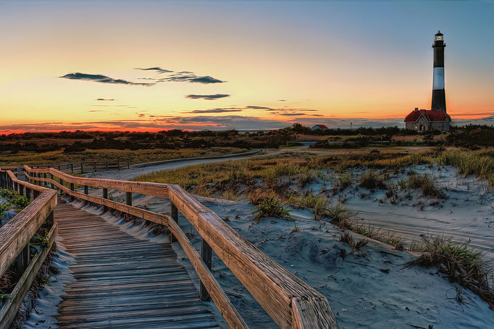 Robert Moses Fire Island Lighthouse Fine Art Print | RedKalion