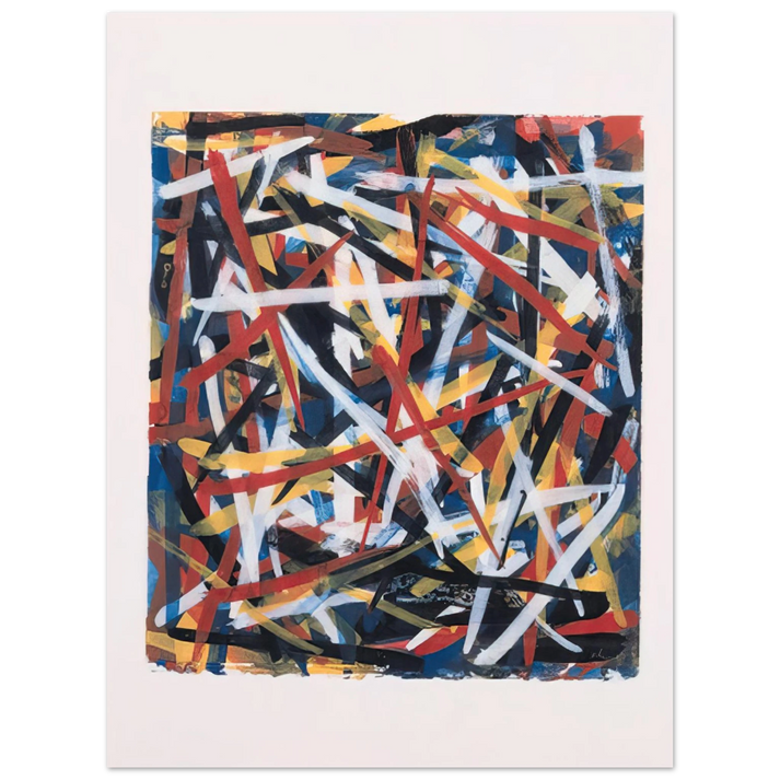 Sol LeWitt - Brushstrokes 75x100 cm / 30x40inches Fine Art Poster