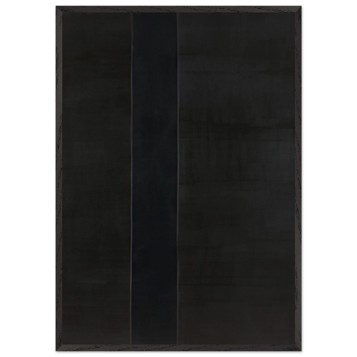 Abraham - Barnett Newman 70x100 cm / 28x40 inches Framed Art Print – Black Wooden Frame