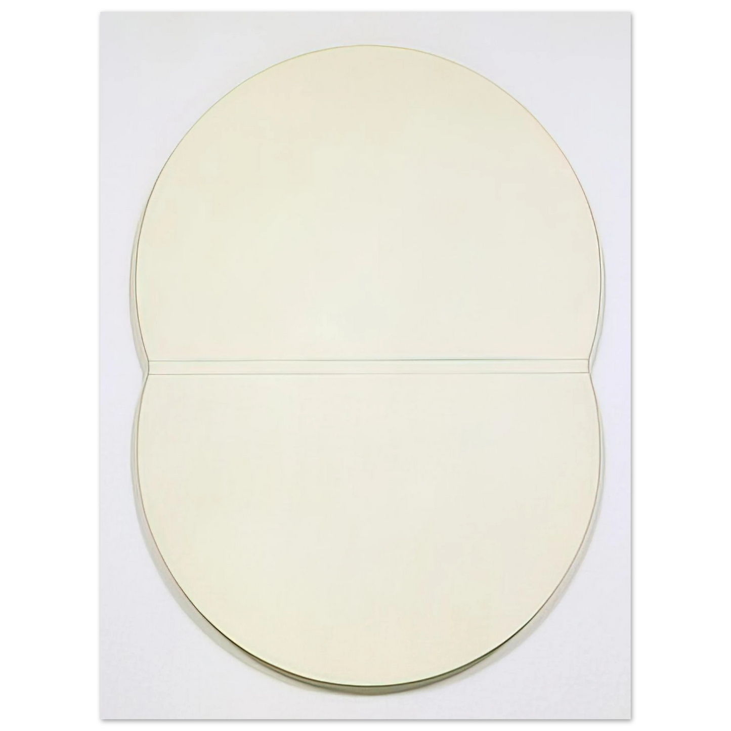 Ellsworth Kelly - White Plaque. Bridge Arch and Reflection 75x100 cm / 30x40inches Fine Art Poster