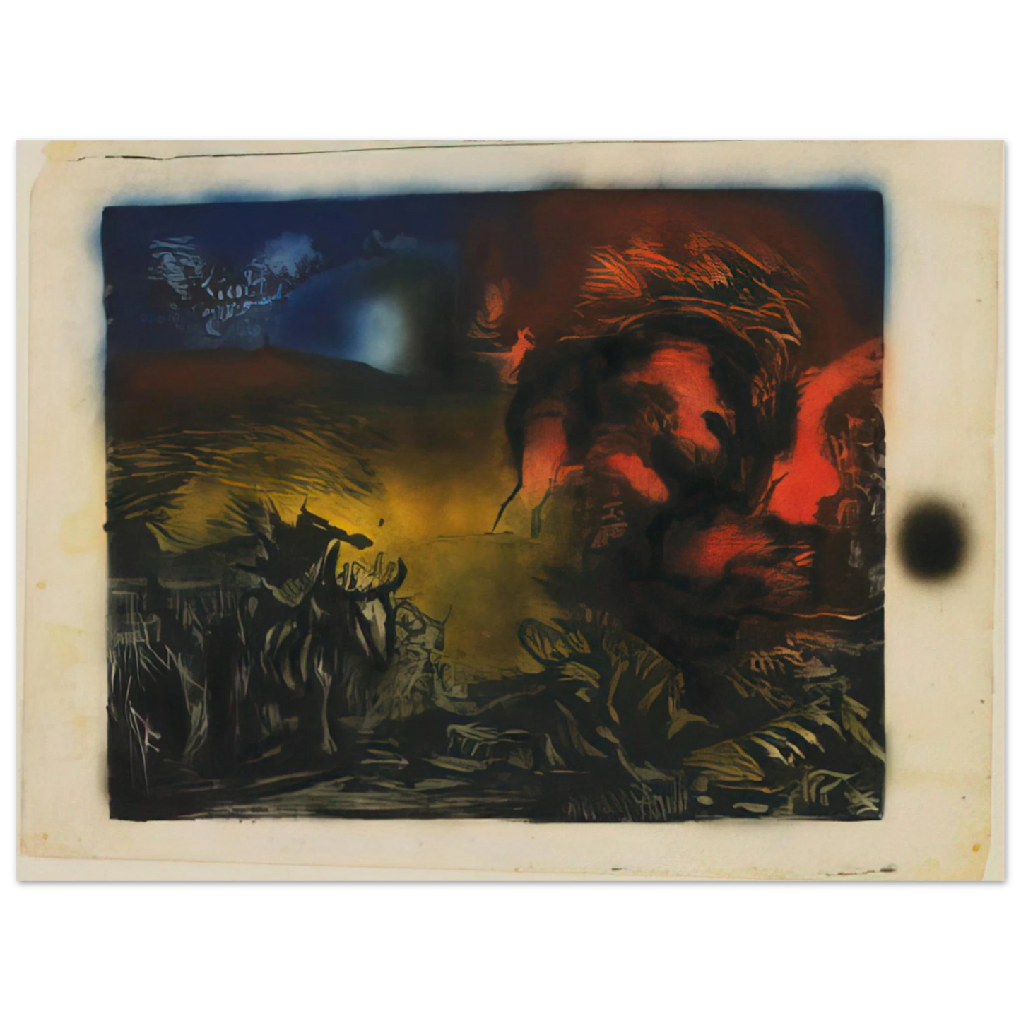 Jackson Pollock - LANDSCAPE WITH STEER 1937 75x100 cm / 30x40inches Fine Art Poster