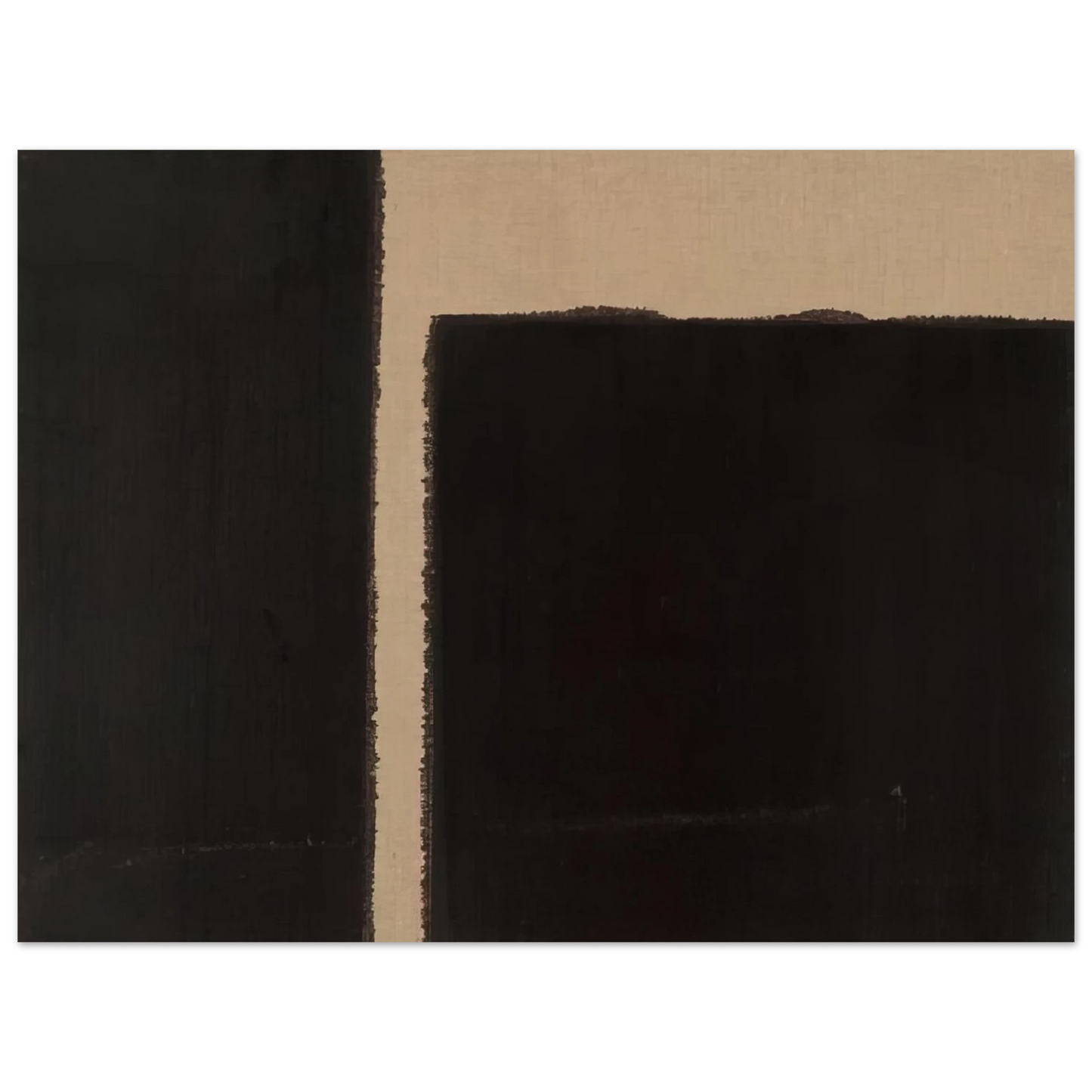 Yun Hyong-keun - Burnt Umber Ultramarine Blue - 1998 75x100 cm / 30x40inches Fine Art Poster