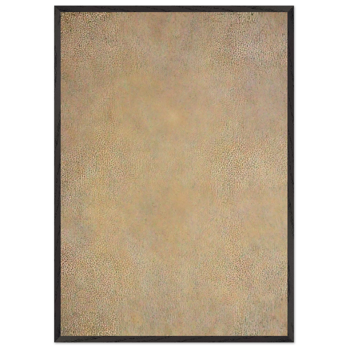 Golden Presence - Richard Pousette-Dart 70x100 cm / 28x40 inches Framed Art Print – Black Wooden Frame