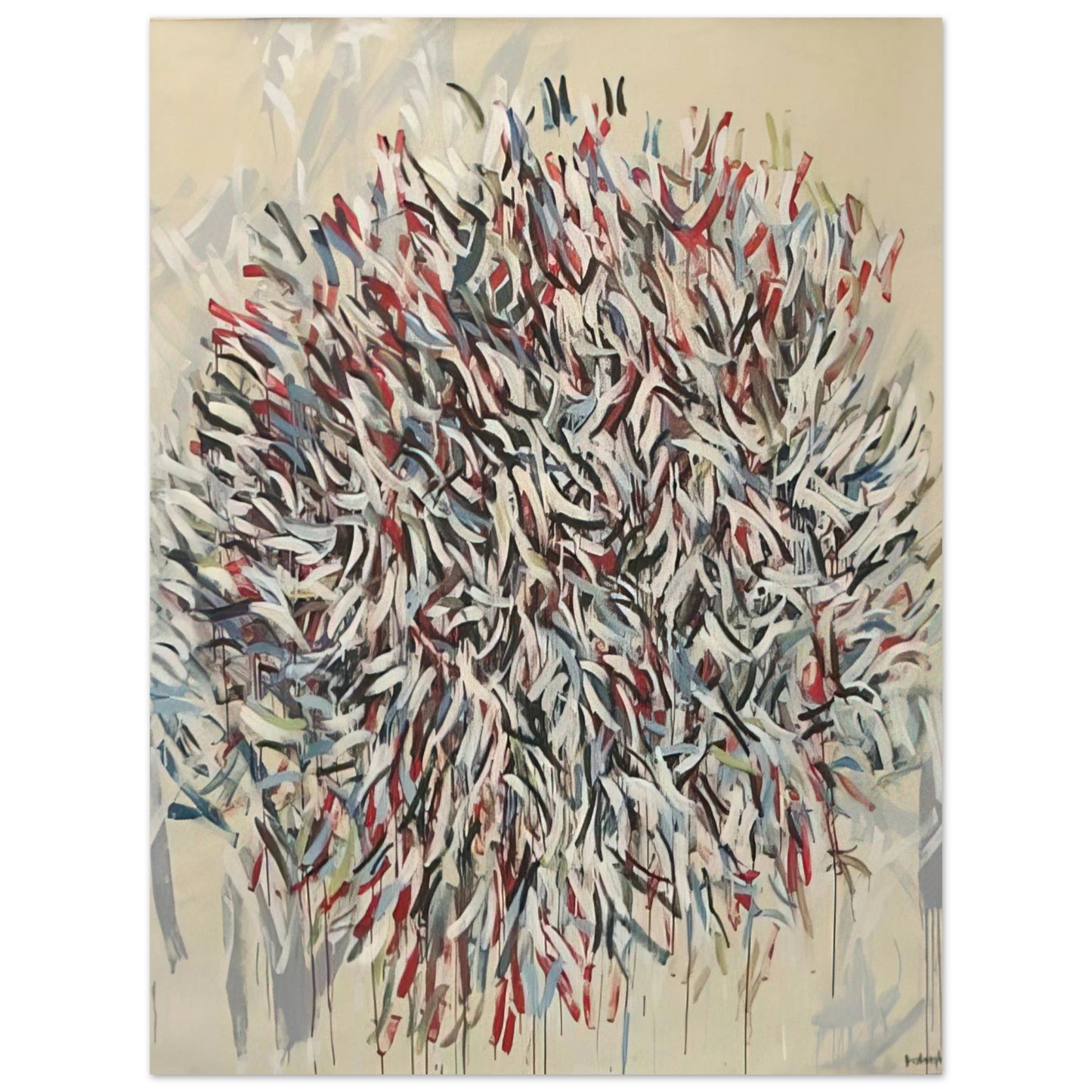 Robert Goodnough - Abstract 2 - 1982 75x100 cm / 30x40inches Fine Art Poster