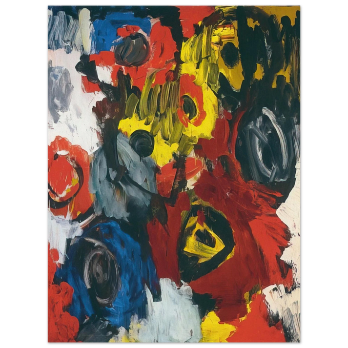 Ernst Wilhelm Nay - Furioso - 1963 75x100 cm / 30x40inches Fine Art Poster