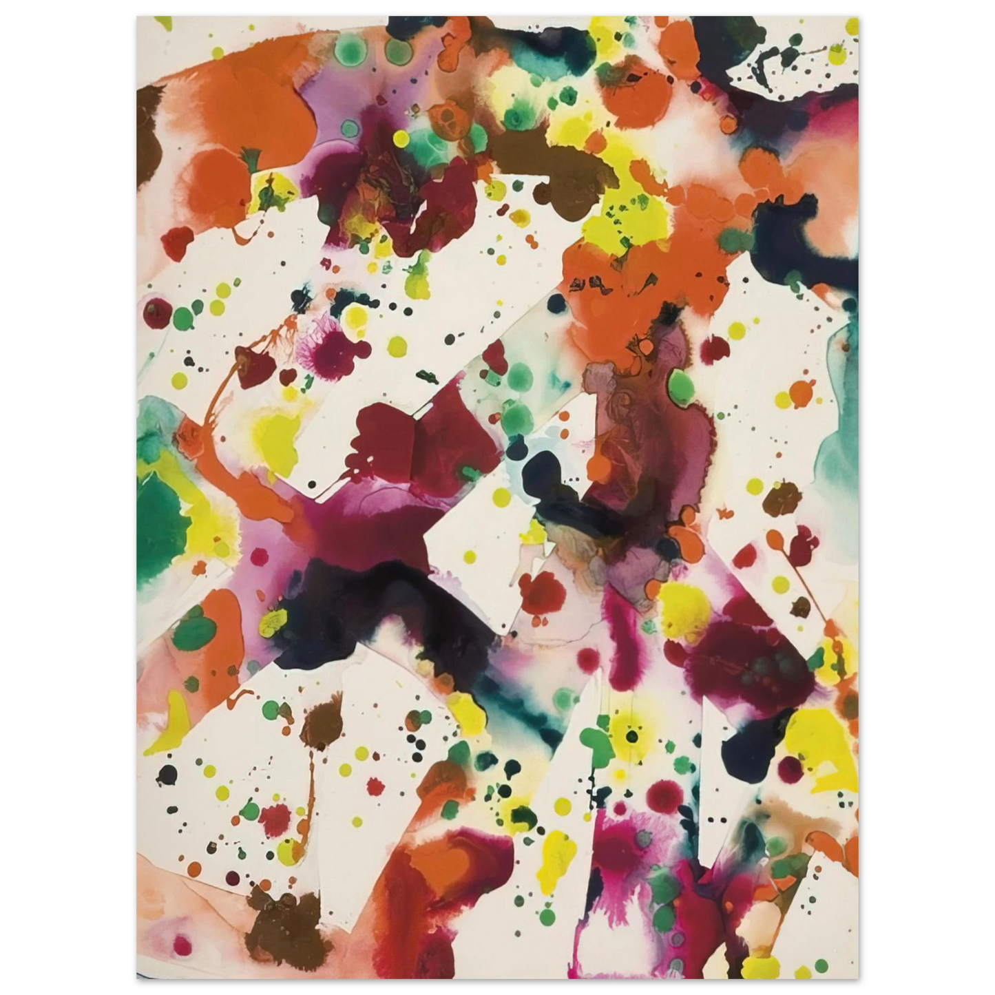 Sam Francis - Untitled SF72-027 75x100 cm / 30x40inches Fine Art Poster