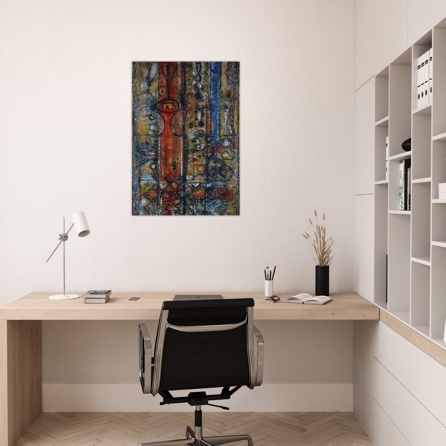 The Magnificent - 1951 - Richard Pousette-Dart Brushed Aluminum Print - 70x100 cm / 28x40 inches | Richard Pousette-Dart Aluminum Print | Richard Pousette-Dart Prints