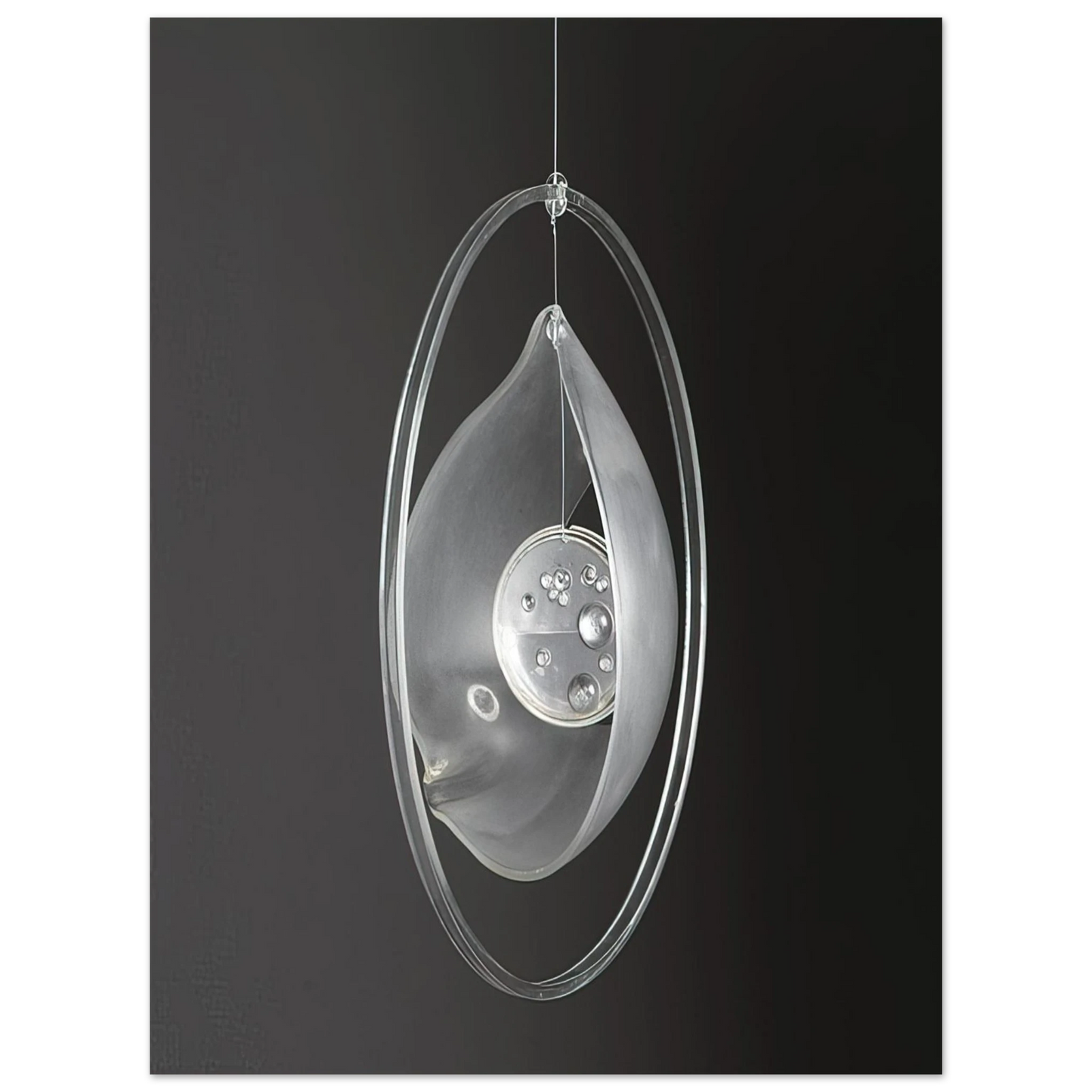 Gyula Kosice - Deformación de la gota circunvalada - 1965 75x100 cm / 30x40inches Fine Art Poster