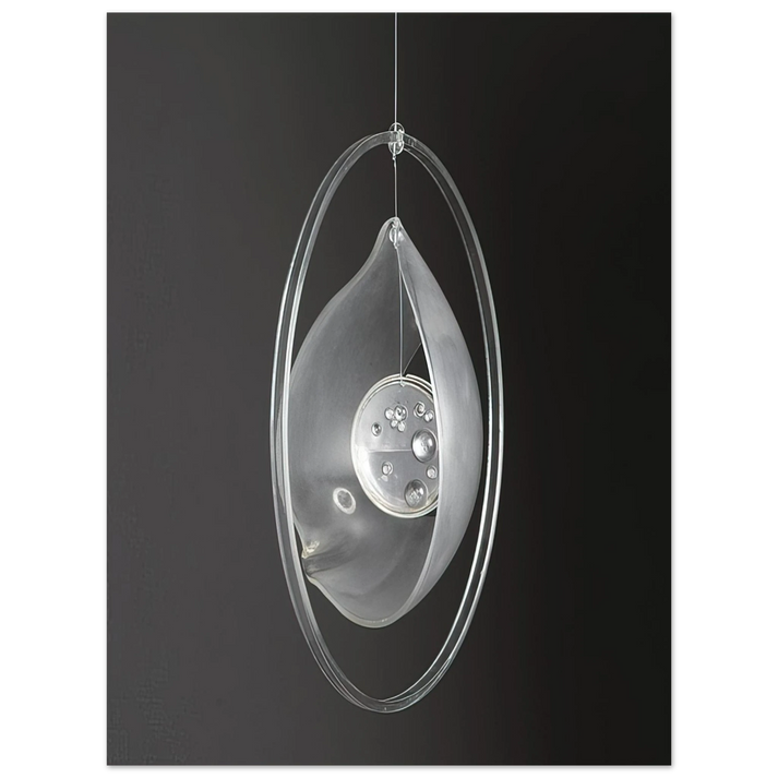 Gyula Kosice - Deformación de la gota circunvalada - 1965 75x100 cm / 30x40inches Fine Art Poster