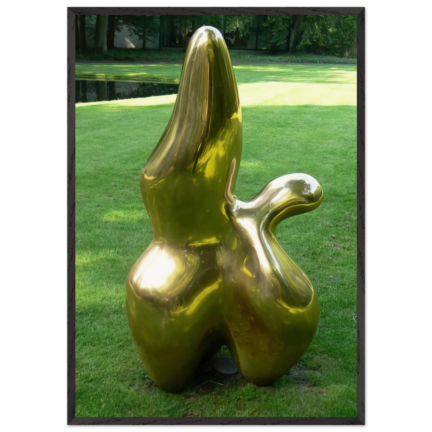 Cloud Shepherd - Jean Arp 70x100 cm / 28x40 inches Framed Art Print – Black Wooden Frame