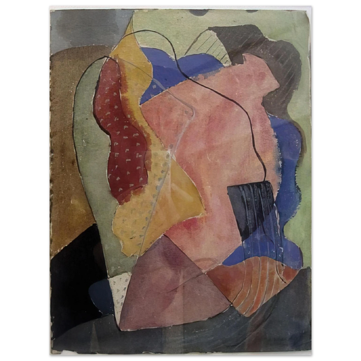 John Ferren - St. Tropez Abstract - 1929 75x100 cm / 30x40inches Fine Art Poster