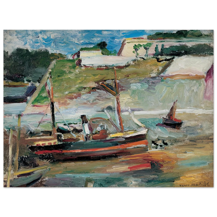 Henri Matisse - BELLE ILE LE PORT DE PALAIS 1896 75x100 cm / 30x40inches Fine Art Poster