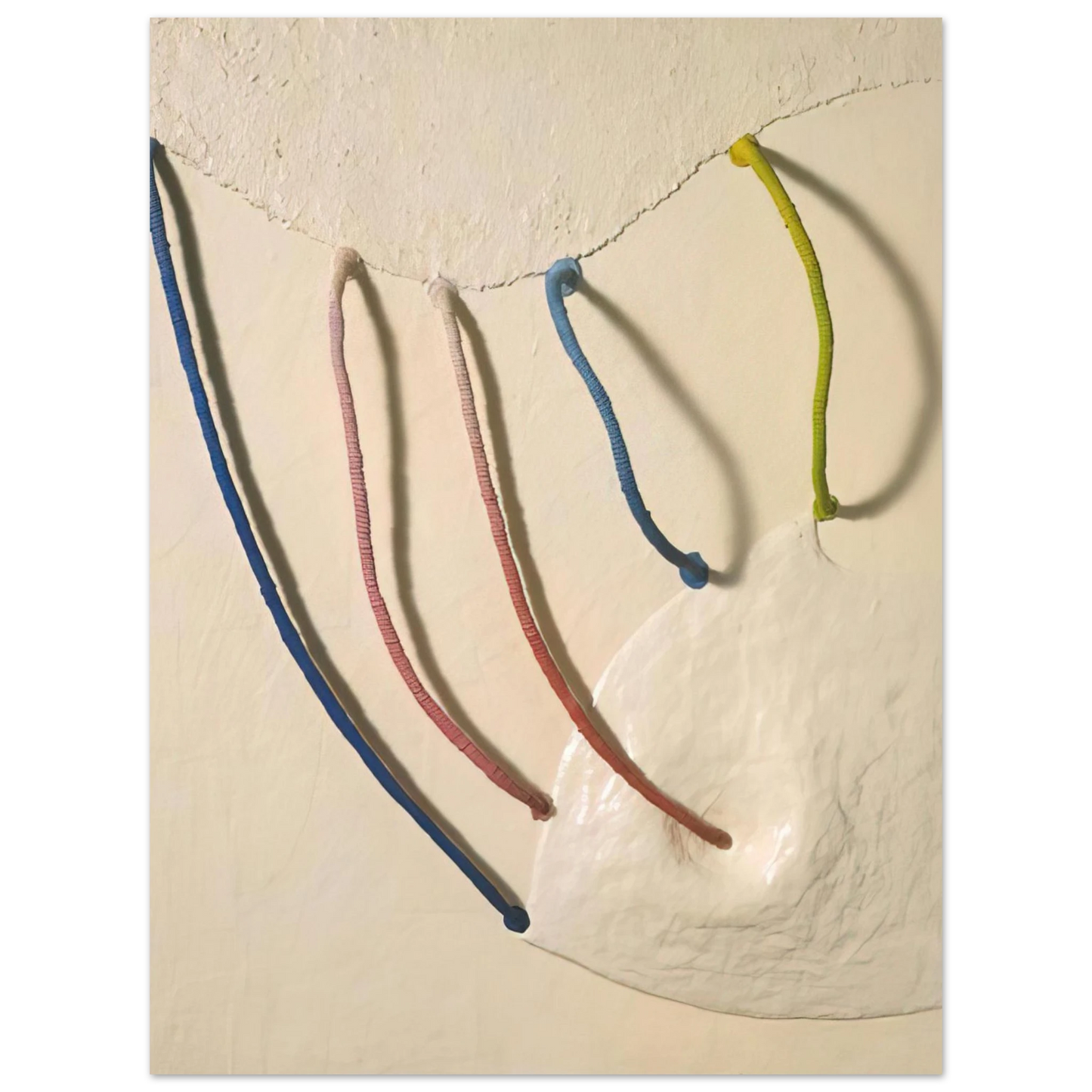 Eva Hesse - TOMORROW S APPLES 5 IN WHITE 1965 75x100 cm / 30x40inches Fine Art Poster